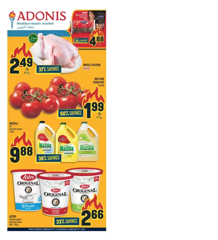 Marché Adonis catalogue in Mississauga | Top deals for all customers | 2025-02-13 - 2025-02-19