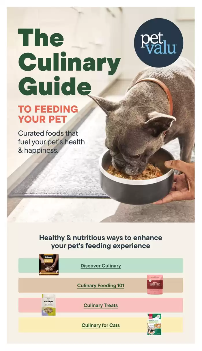 Petvalu catalogue in Oshawa | The Culinary Guide | 2025-02-13 - 2025-02-28