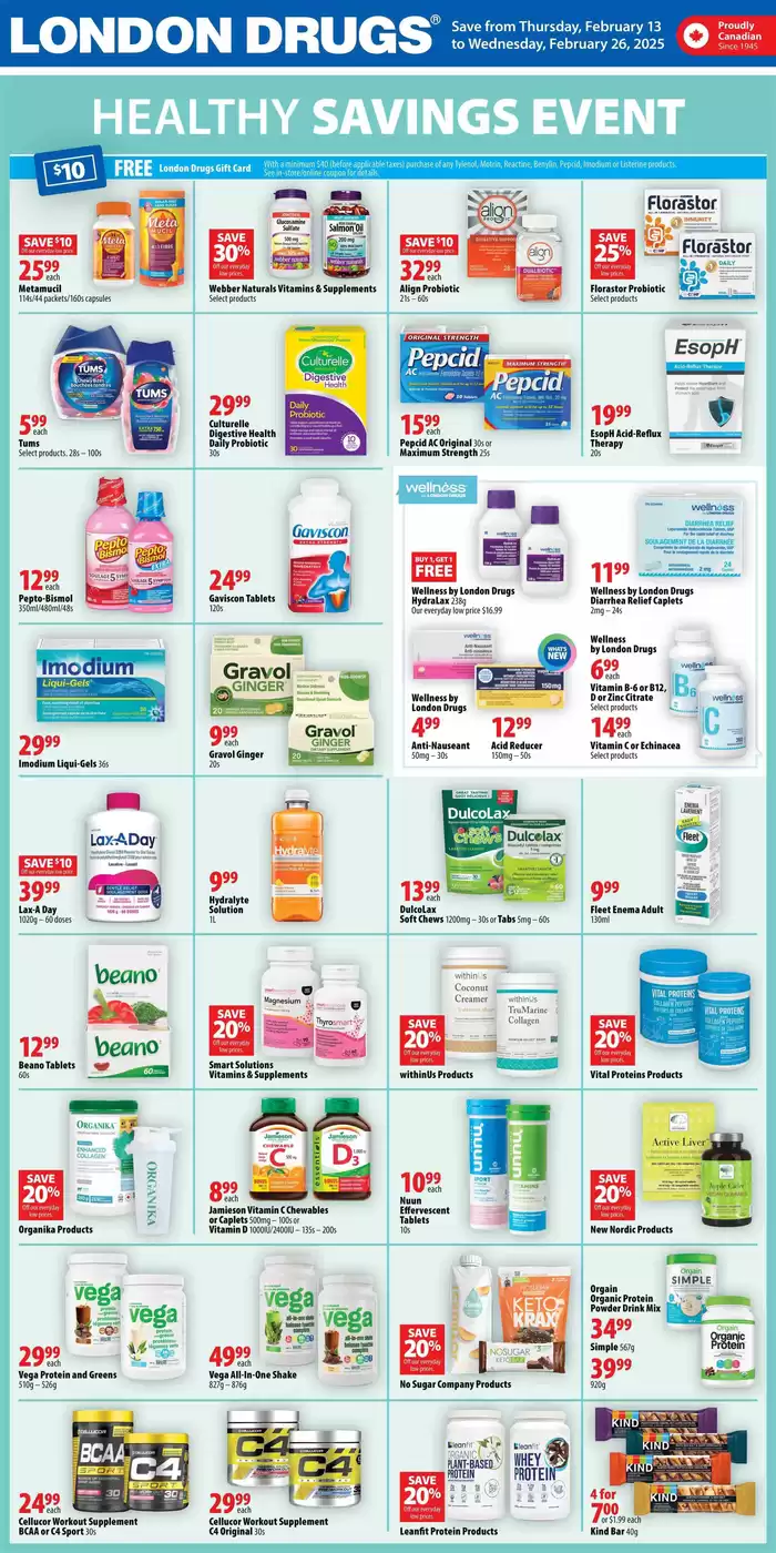 London Drugs catalogue in Abbotsford | Current special promotions | 2025-02-13 - 2025-02-26