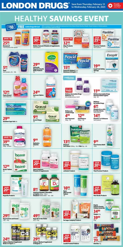 Pharmacy & Beauty offers in Airdrie | Current special promotions in London Drugs | 2025-02-13 - 2025-02-26