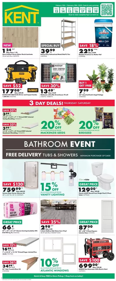 Garden & DIY offers in Borden-Carleton | Kent Weekly ad in Kent | 2025-02-13 - 2025-02-19