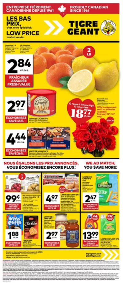 Grocery offers in Thetford Mines | Our best bargains in Giant Tiger | 2025-02-12 - 2025-02-18