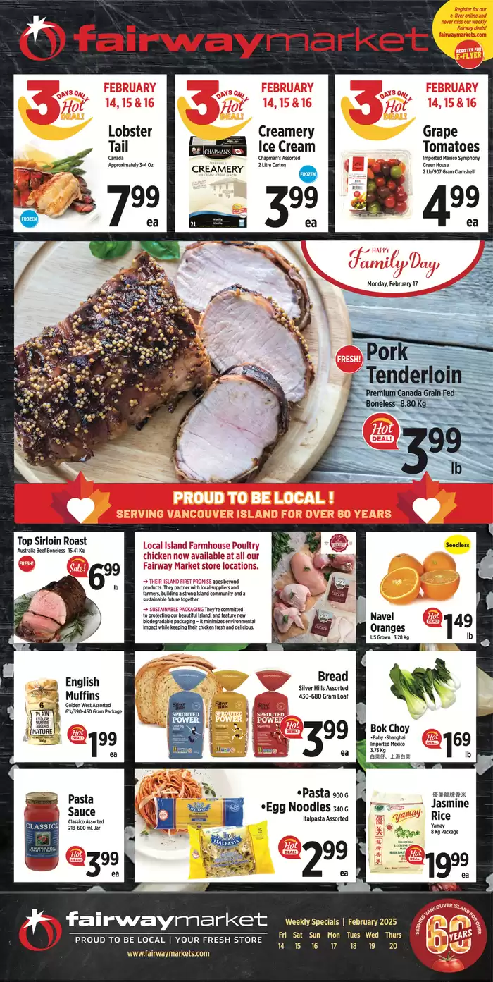 Fairway Market catalogue in Victoria BC | Fairway Market Weekly Flyer | 2025-02-13 - 2025-02-27