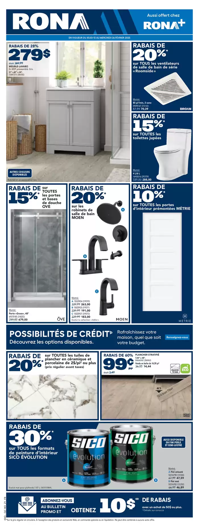 Réno Dépôt catalogue in Toronto | Current deals and offers | 2025-02-13 - 2025-02-26