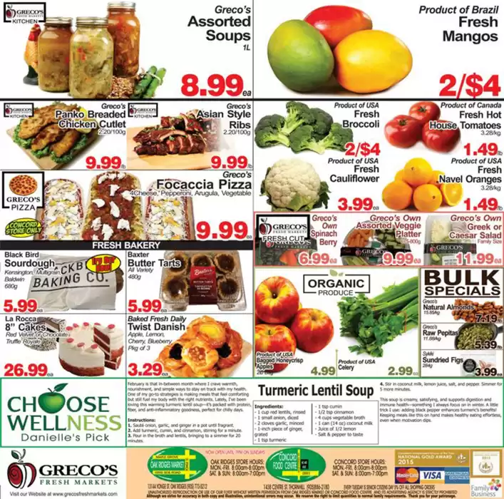 Greco's Fresh Markets catalogue in Richmond Hill | Weekly Specials | 2025-02-14 - 2025-02-27