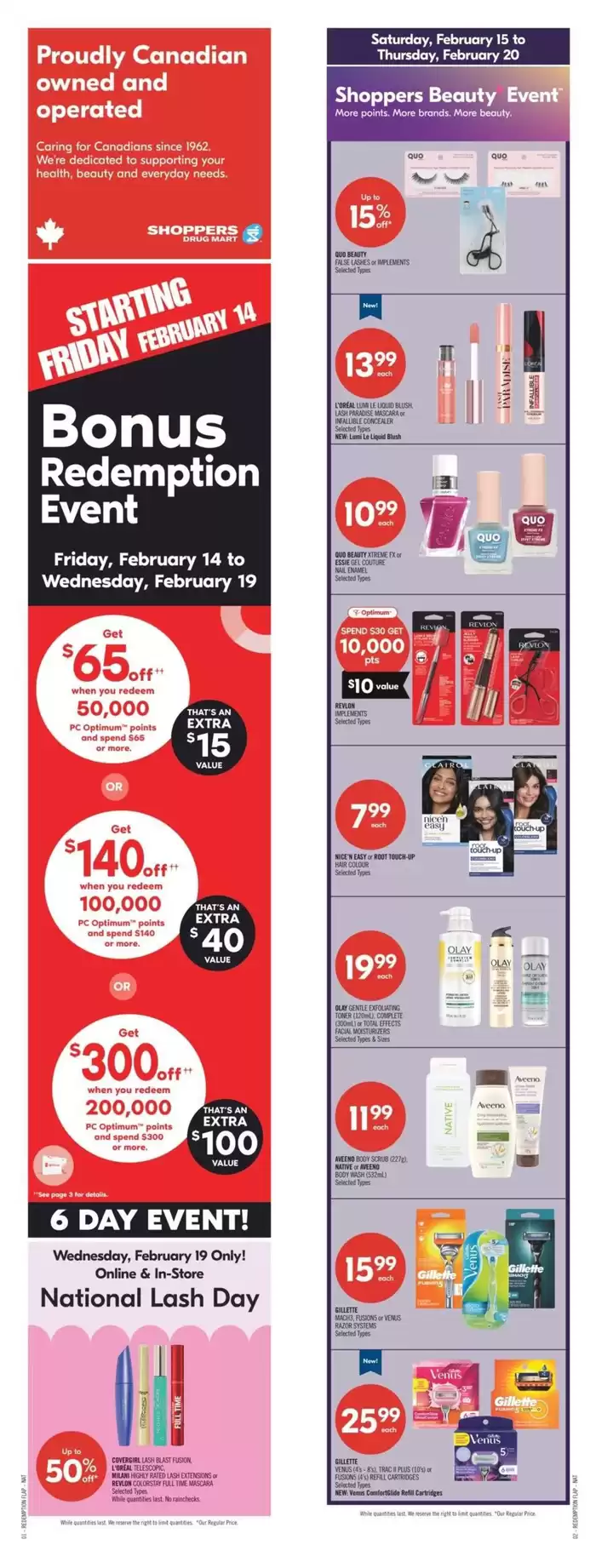 Shoppers Drug Mart catalogue in Airdrie | Current bargains and offers | 2025-02-15 - 2025-02-20