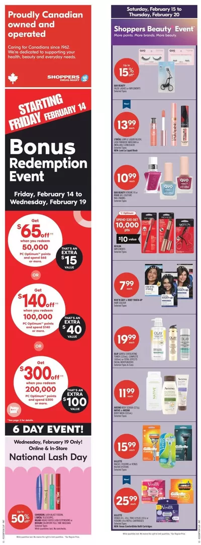 Shoppers Drug Mart catalogue in Calgary | Current bargains and offers | 2025-02-15 - 2025-02-20