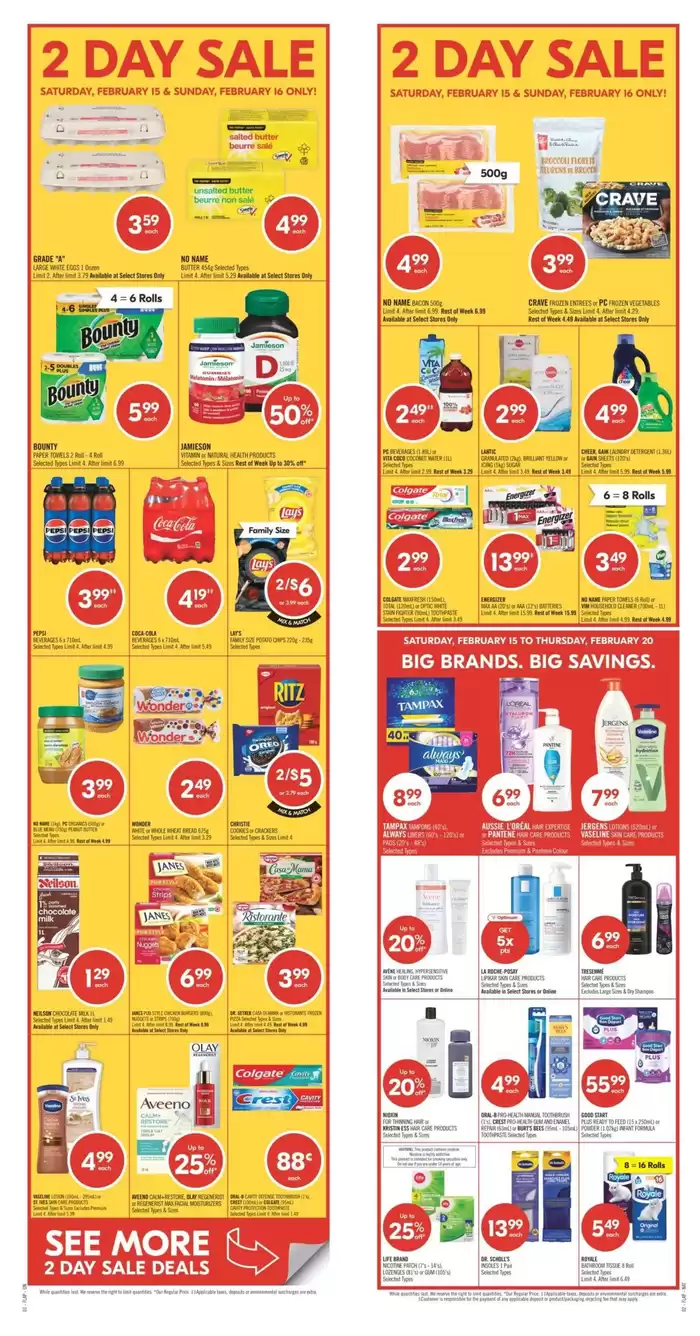 Shoppers Drug Mart catalogue in Bolton | Exclusive deals and bargains | 2025-02-15 - 2025-02-20