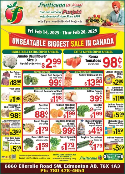 Fruiticana catalogue in Abbotsford | Discounts and promotions | 2025-02-14 - 2025-02-28