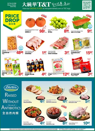 T&T Supermarket catalogue in Ottawa | Top offers for smart savers | 2025-02-14 - 2025-02-20