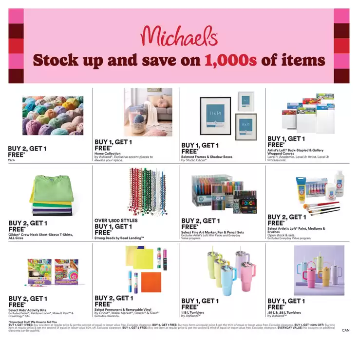 Michaels catalogue in Halifax | 2/14 Weekly Ad Canada | 2025-02-14 - 2025-02-20