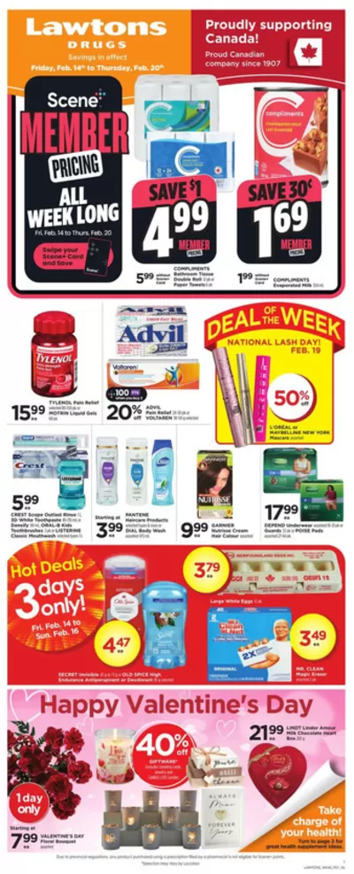 Lawtons Drugs catalogue in Charlottetown (Prince Edward Island) | Weekly Ad | 2025-02-14 - 2025-02-20