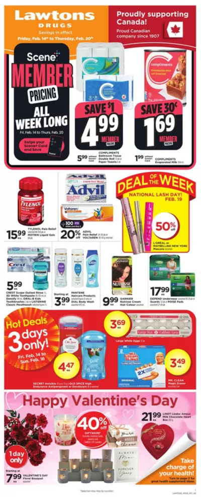 Pharmacy & Beauty offers in Borden-Carleton | Wide range of offers in Lawtons Drugs | 2025-02-14 - 2025-02-20