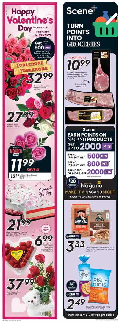 Sobeys catalogue in Miramichi | Great offer for bargain hunters | 2025-02-13 - 2025-02-19