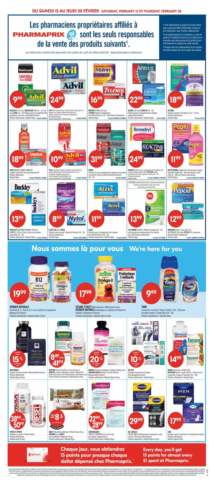 Pharmaprix catalogue in Montreal West | Red Hot Deals | 2025-02-14 - 2025-02-20