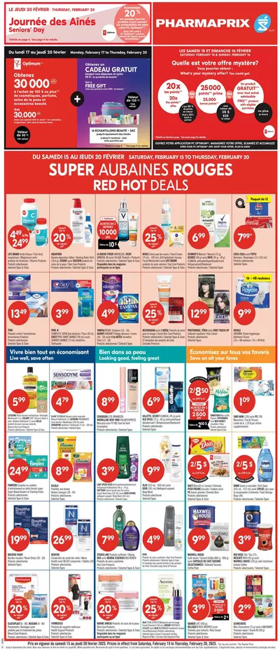 Pharmacy & Beauty offers in Windsor QC | Red Hot Deals in Pharmaprix | 2025-02-14 - 2025-02-20