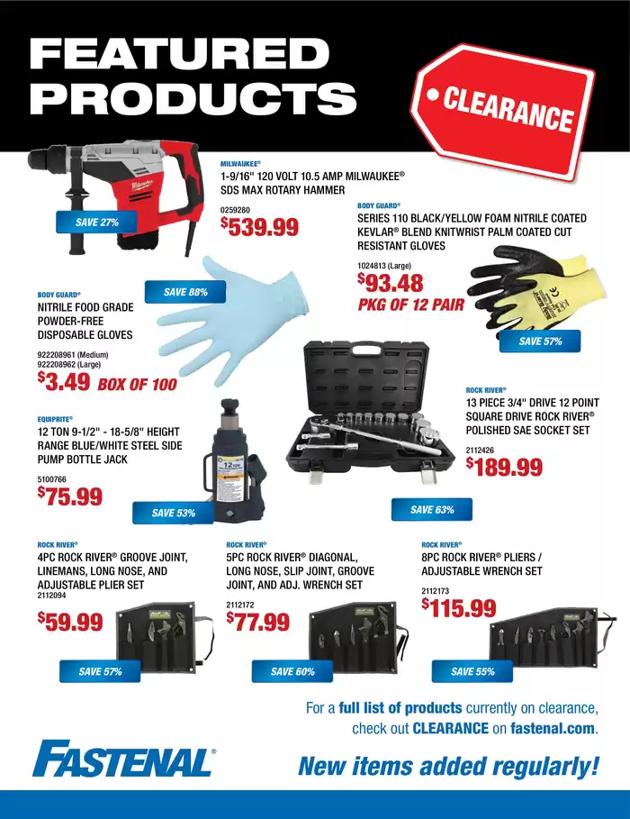 Fastenal catalogue in Woodstock | Fastenal Clearance Catalog | 2025-02-14 - 2025-02-28