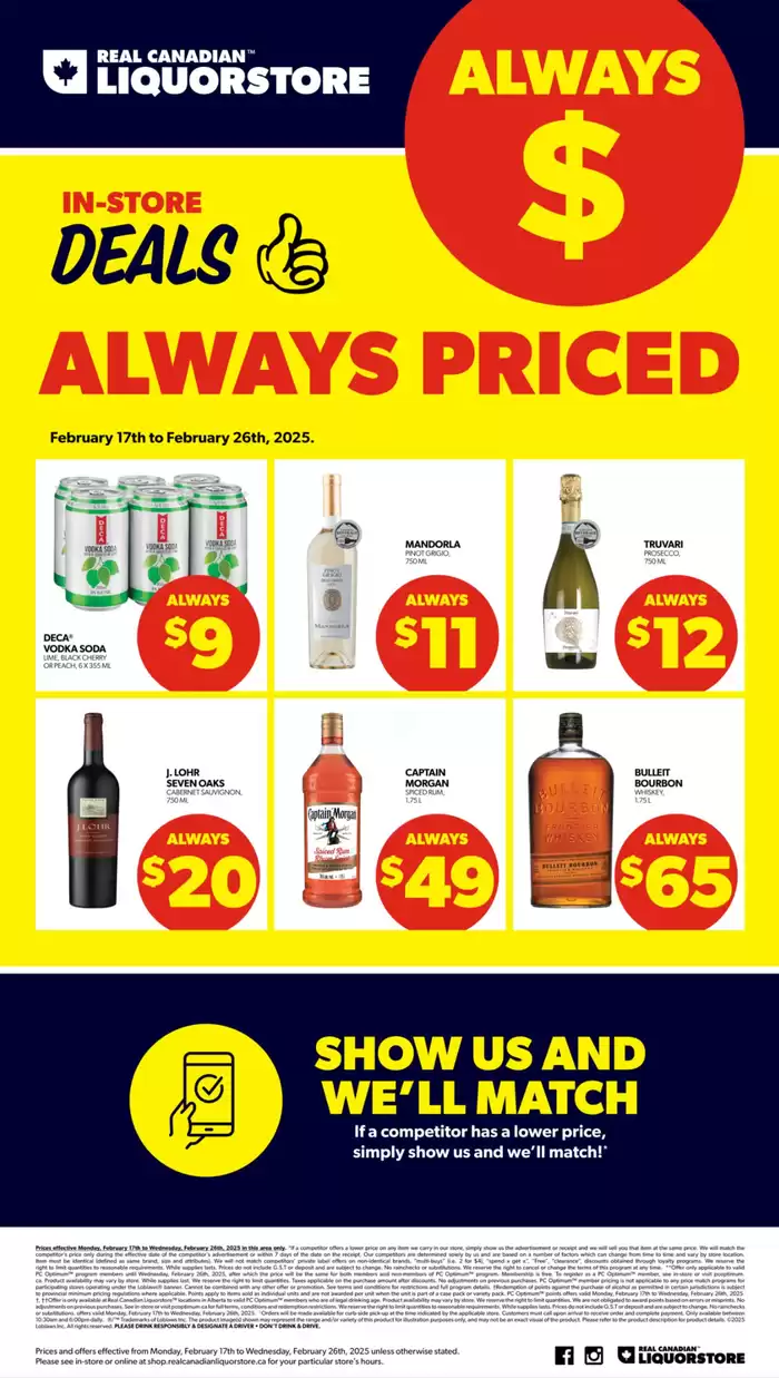 Real Canadian Liquostore catalogue in Edmonton | Special Offers | 2025-02-17 - 2025-02-26