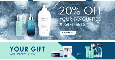 Pharmacy & Beauty offers in Borden-Carleton | 20% Off in Biotherm | 2025-02-17 - 2025-03-03