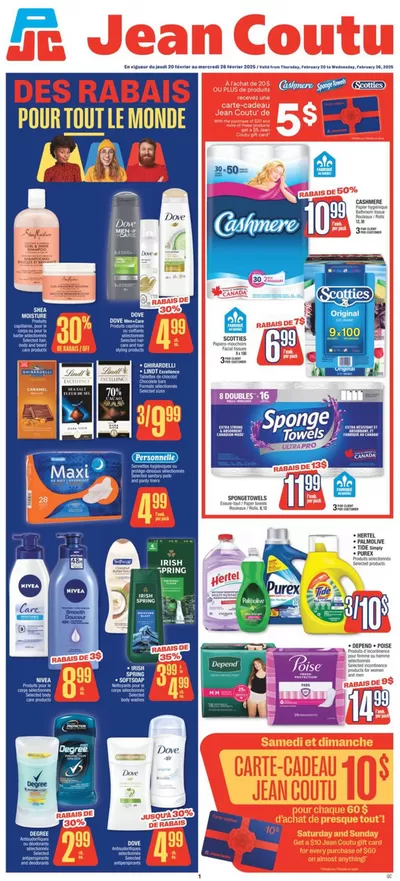 Pharmacy & Beauty offers in Danville | Weekly Flyer in Jean Coutu | 2025-02-20 - 2025-02-26