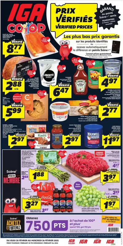 IGA Extra catalogue in Saint-Georges | Our best deals for you | 2025-02-20 - 2025-02-26