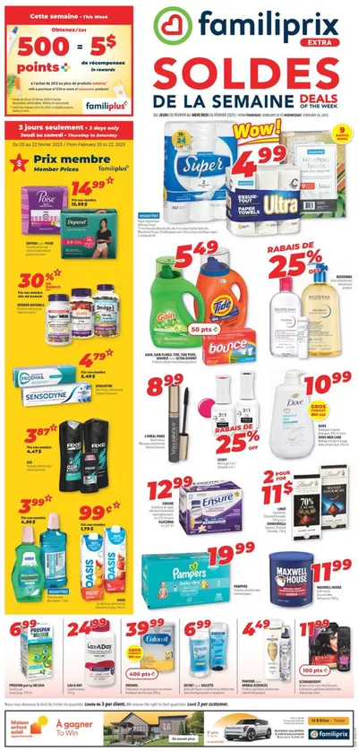 Pharmacy & Beauty offers in Danville | Top deals and discounts in Familiprix | 2025-02-20 - 2025-02-26