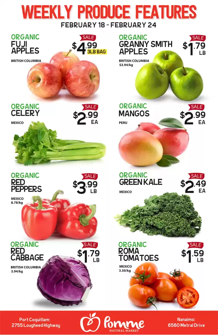 Pomme Natural Market catalogue | Weekly Produce Features | 2025-02-18 - 2025-02-24