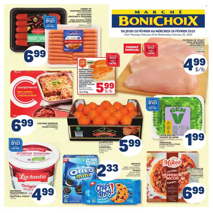 Marché Bonichoix catalogue in Montreal | Offers for bargain hunters | 2025-02-20 - 2025-02-26