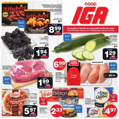 Grocery offers in Windsor QC | Iles-de-la-Madeleine in IGA | 2025-02-20 - 2025-02-26