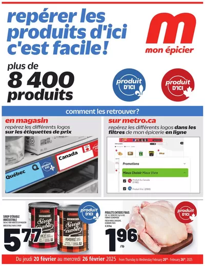 Metro catalogue in Danville | Metro weekly flyer Quebec | 2025-02-20 - 2025-02-26