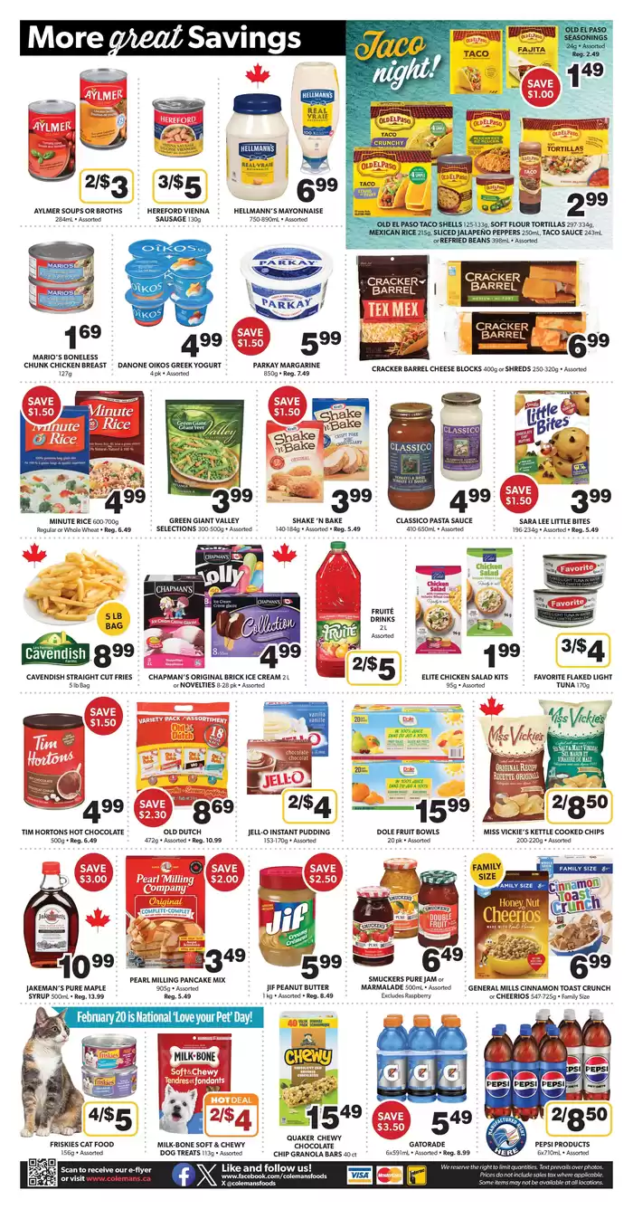 Coleman's catalogue in Deer Lake | Current special promotions | 2025-02-20 - 2025-02-26