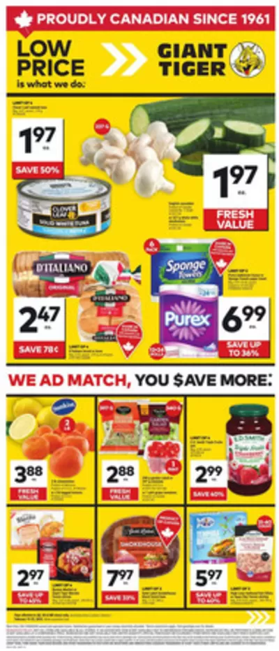 Grocery offers in Yorkton | Current deals and offers in Giant Tiger | 2025-02-19 - 2025-02-25