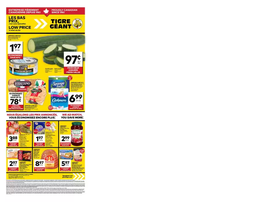 Giant Tiger catalogue in Sherbrooke QC | Great offer for all customers | 2025-02-19 - 2025-02-25