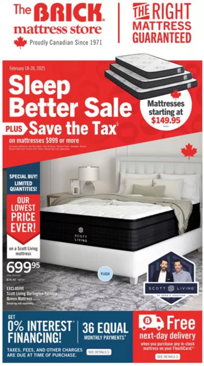 The Brick catalogue in Victoria BC | Brick Mattress Store | 2025-02-18 - 2025-02-26