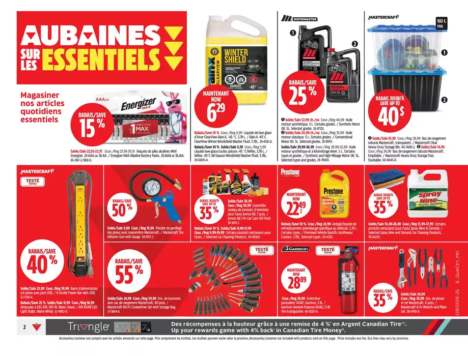 Canadian Tire catalogue in Thetford Mines | Our best offers for you | 2025-02-20 - 2025-02-26