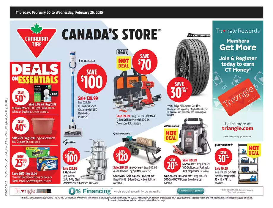 Canadian Tire catalogue in Edson | Discounts and promotions | 2025-02-20 - 2025-02-26