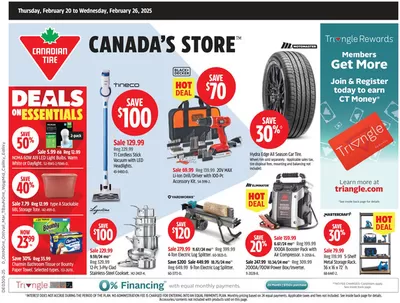 Canadian Tire catalogue in Moncton | Our best bargains | 2025-02-20 - 2025-02-26