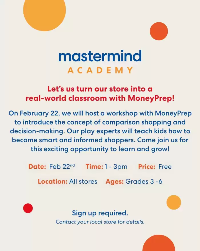 Mastermind Toys catalogue in Brampton | Mastermind Toys weekly flyer | 2025-02-18 - 2025-03-04