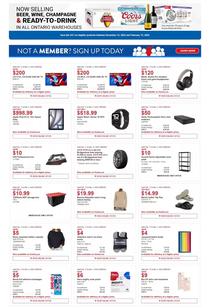 Costco catalogue in Balzac | Current deals and offers | 2025-02-18 - 2025-03-02