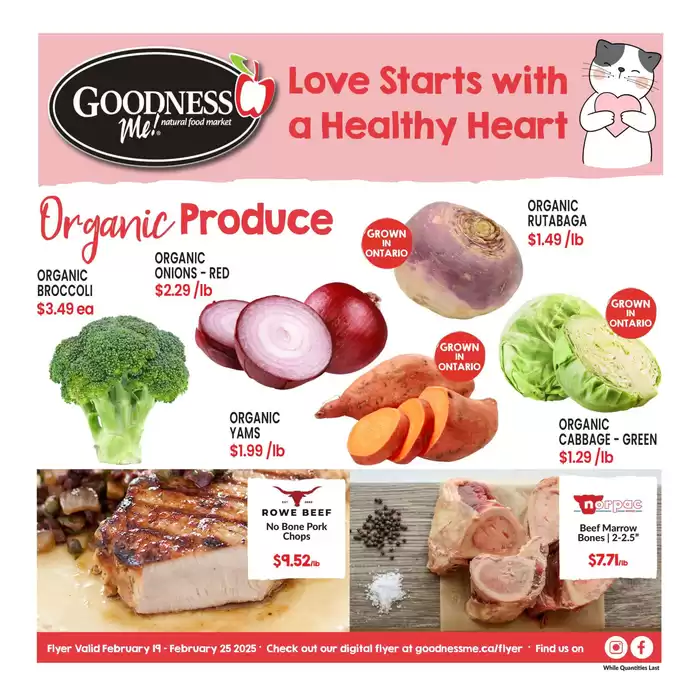 Goodness Me catalogue in Kitchener | Organic Produce | 2025-02-19 - 2025-02-25