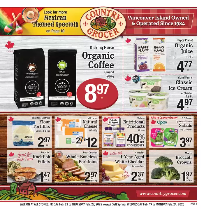 Country Grocer catalogue in Victoria BC | Current deals and offers | 2025-02-19 - 2025-03-05