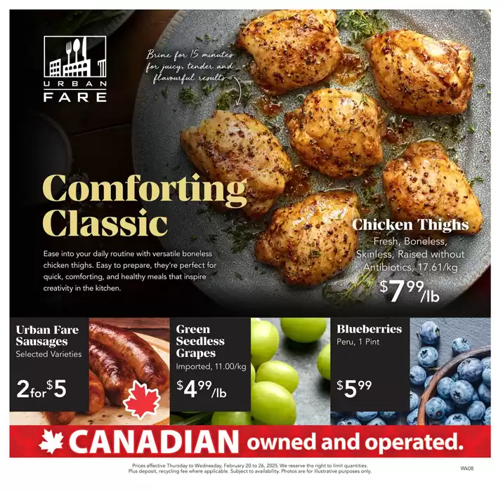 Urban Fare catalogue in Vancouver | Weekly Flyer | 2025-02-20 - 2025-02-26