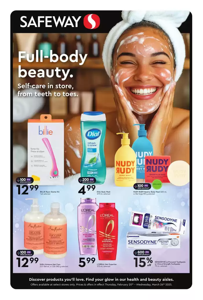 Safeway catalogue in Prince Rupert | Health & Beauty - Safeway Canada | 2025-02-20 - 2025-03-26