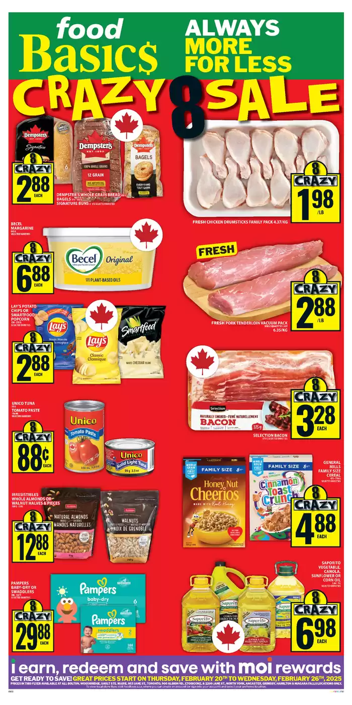 Food Basics catalogue in Vaughan | Top offers for smart savers | 2025-02-20 - 2025-02-26