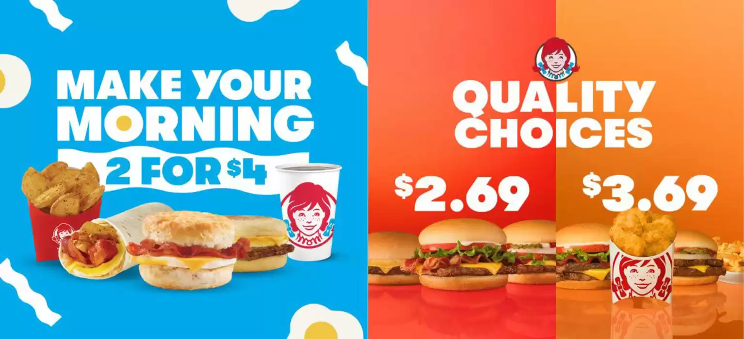 Wendy's catalogue in Airdrie | Current deals and offers | 2025-02-19 - 2025-03-05