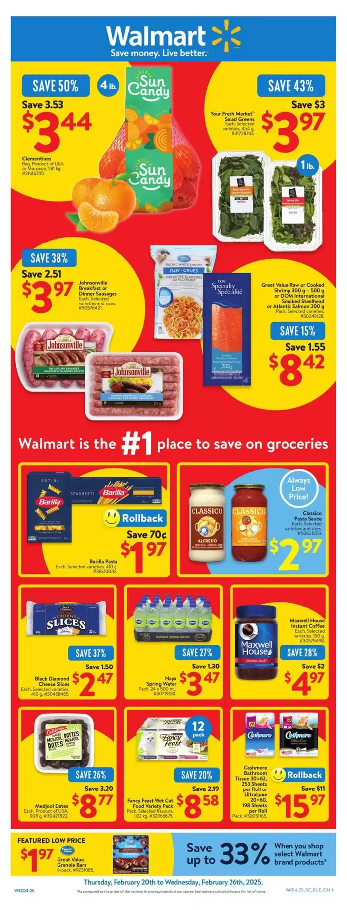 Walmart catalogue in Saskatoon | Walmart flyer | 2025-02-20 - 2025-02-26