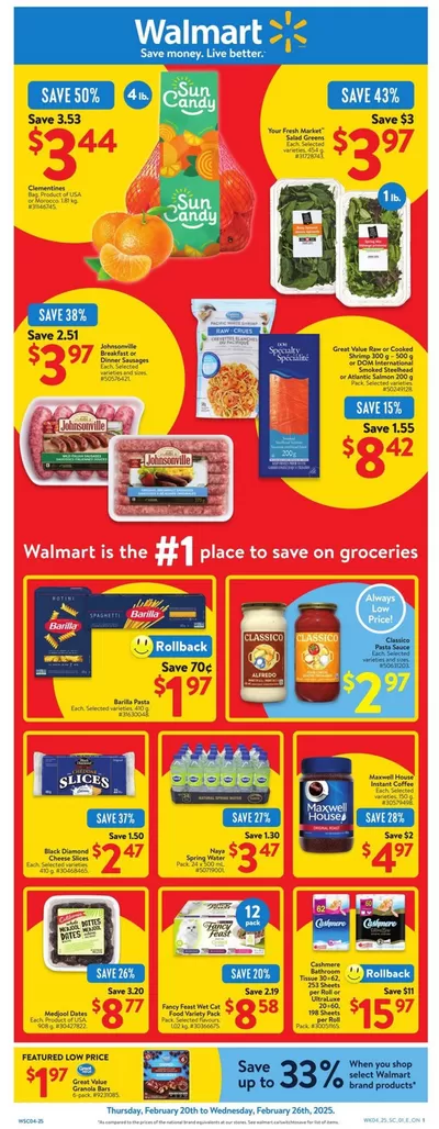 Walmart catalogue | Walmart flyer | 2025-02-20 - 2025-02-26