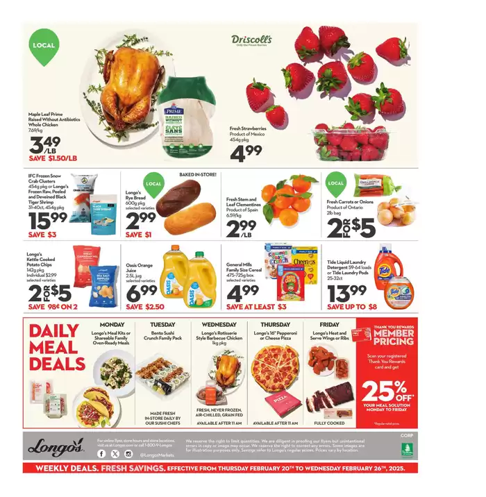 Longo's catalogue in Mississauga | Exclusive bargains | 2025-02-20 - 2025-02-26