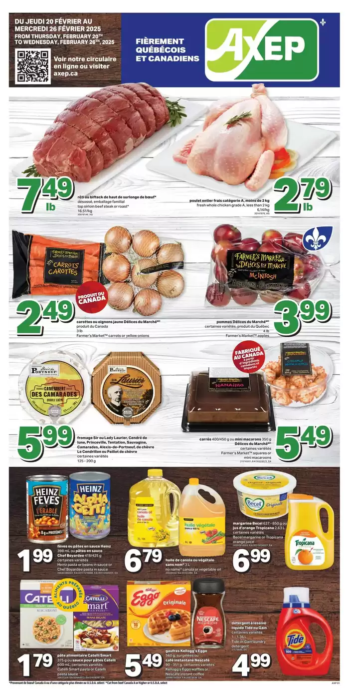 Axep catalogue in Sherbrooke QC | Axep Weekly ad | 2025-02-20 - 2025-02-26