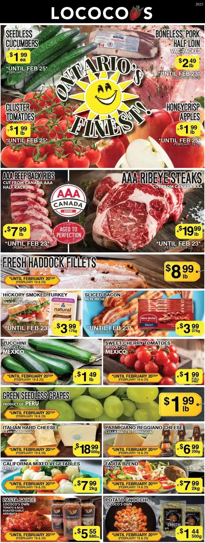 Lococos catalogue in Niagara Falls | Lococos Weekly ad | 2025-02-19 - 2025-02-23